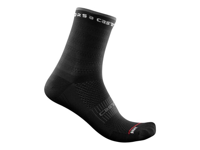 Ponožky Castelli Rosso Corsa W 11 black