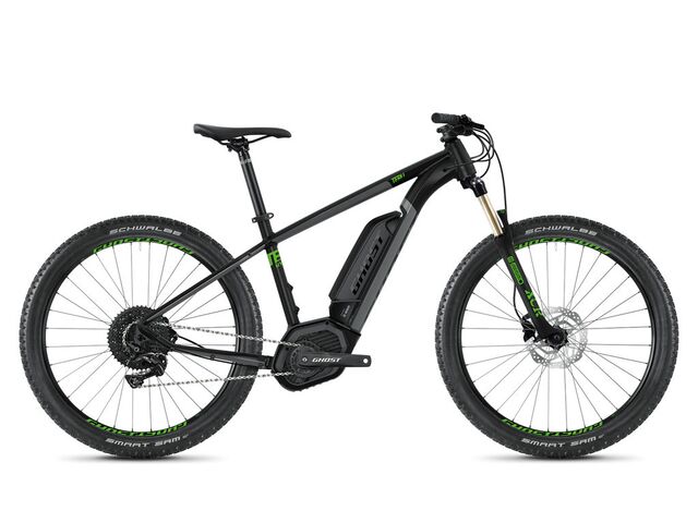 Ghost HYB Teru B4.7+ AL - Black/Grey/Green 2020