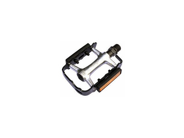 Pedály MAX1 MTB Al stříbrno/černé Sport