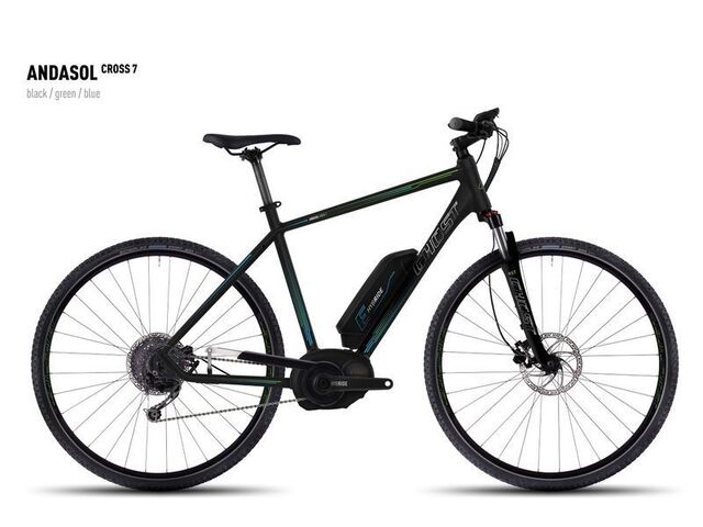 Ghost Andasol Cross 7 black/green/blue 2016