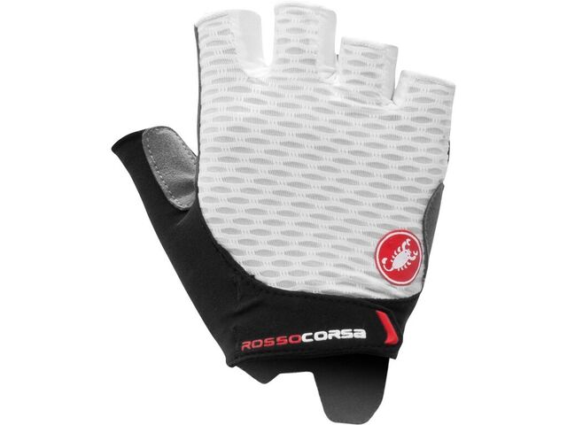Rukavice Castelli Rosso Corsa 2 white