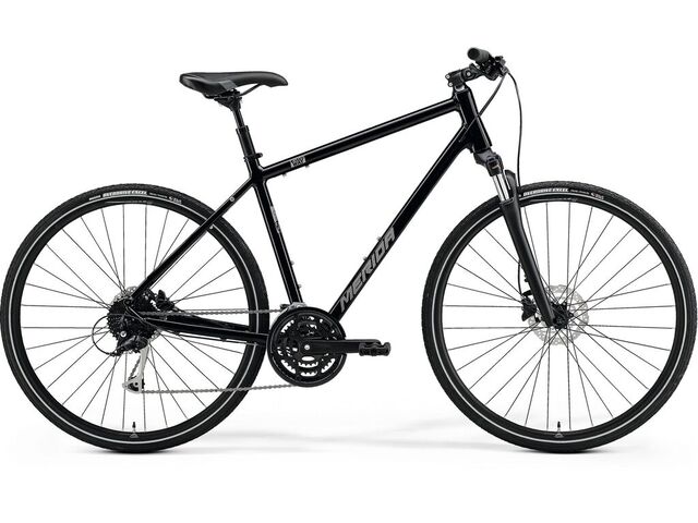 Merida CROSSWAY 100 Glossy Black(Matt Silver) 2021