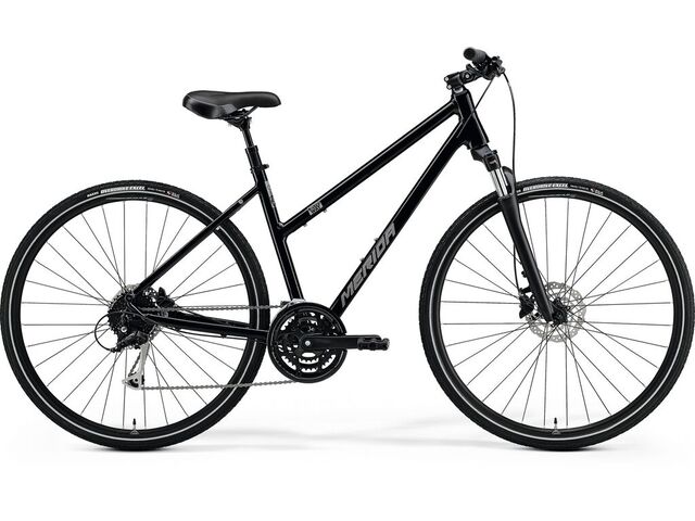 Merida CROSSWAY 100-LADY Glossy Black(Matt Silver) 2021