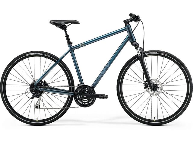 Merida CROSSWAY 100 Teal-Blue(Silver-Blue/Lime) 2021