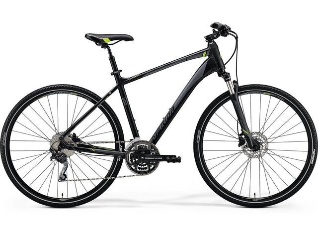 MERIDA CROSSWAY 300 Matts Black(Green/Grey) 2018