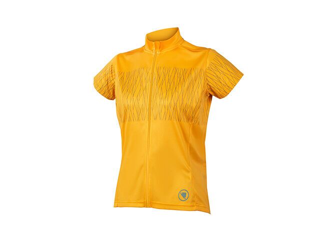 Dámský dres Endura Hummvee Ray s krátkým rukávem saffron
