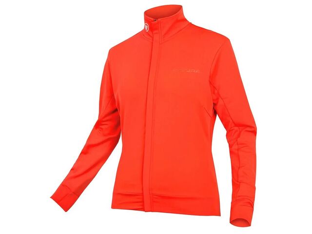 Dámský dres Endura Xtract Roubaix s dlouhým rukávem Hi-Viz coral