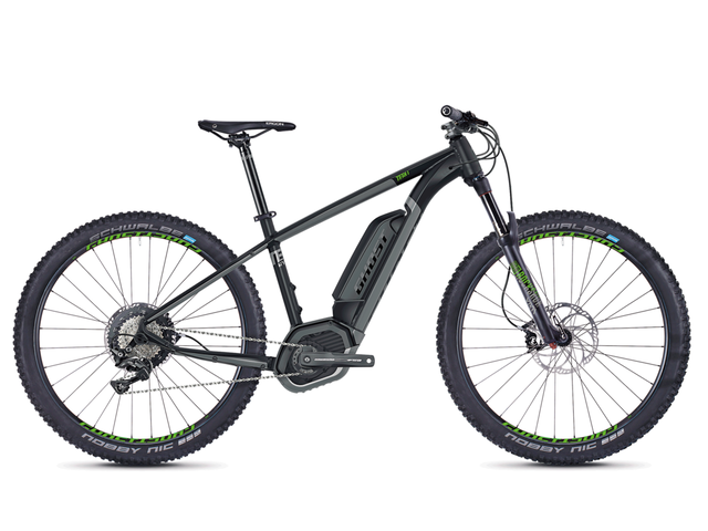 GHOST HYB Teru B7.7+ black / grey / green 2018
