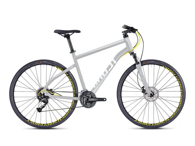 GHOST Square Cross 1.8 silver / yellow 2018