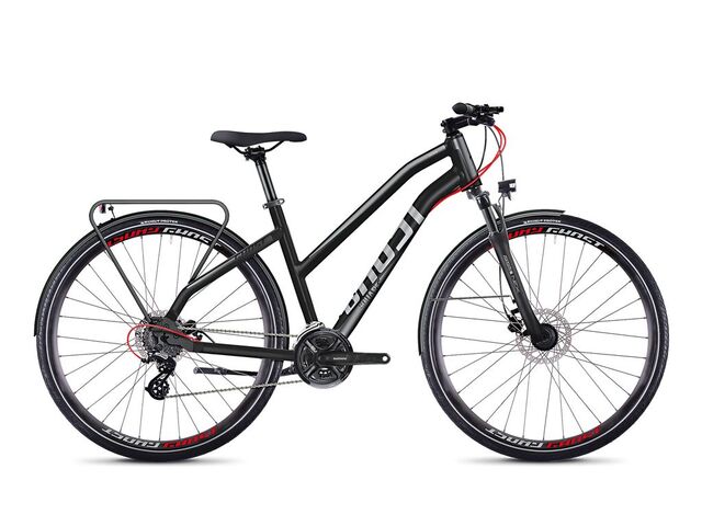 GHOST Square Trekking 2.8 black / red Ladies 2018