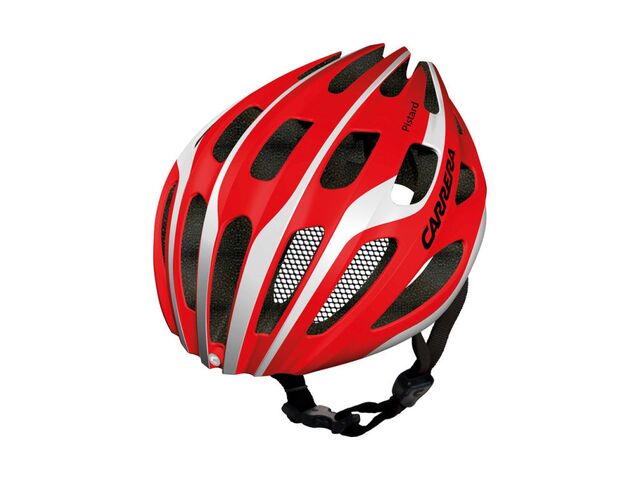 Přilba Carrera Pistard red white matte