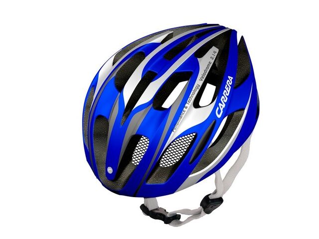 Přilba Carrera Velodrome blue-white