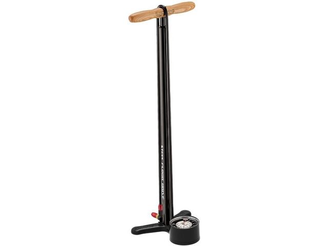 Pumpa Lezyne Steel Floor Drive gloss black