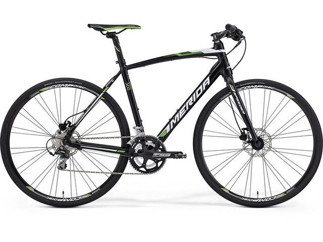Merida SPEEDER 300-D Silk Black (green/white) 2015