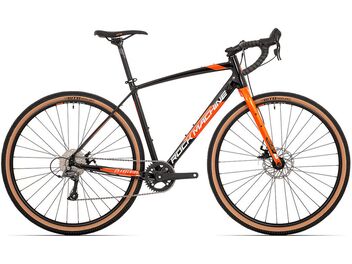 Rock Machine GravelRide 200 gloss black/brick orange/silver 2022