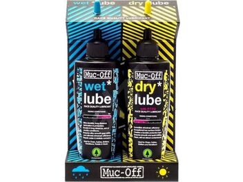 Mazivo Muc-off Wet+Dry Lube 120ml Twin Pack