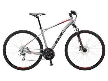 GT Transeo Elite Silver/ Black & Red 2018