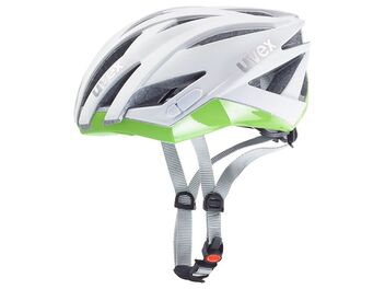 Přilba Uvex Ultrasonic Race Lady white mat/green