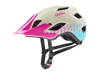 Přilba Uvex Access sand pink aqua mat