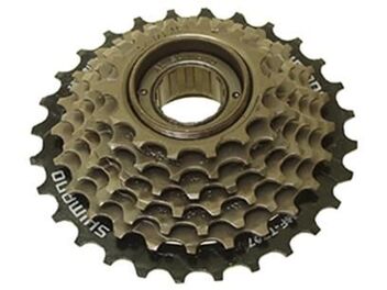 6-ti kolo Shimano MF-TZ206428 14-28 hnědé/černé