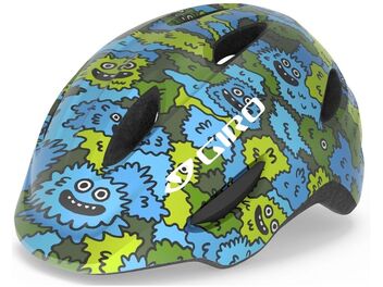 Přilba Giro Scamp Blue/Green Creature Camo