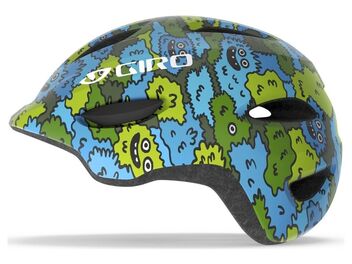 Přilba Giro Scamp Blue/Green Creature Camo