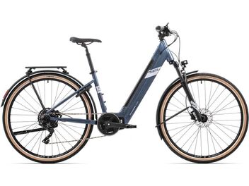 Rock Machine Crossride e450 Touring/Gloss Metallic Navy/Silver 2023