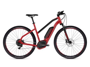 Ghost Hybride Square Cross B4.9 Lady riot red / jetblack 2019