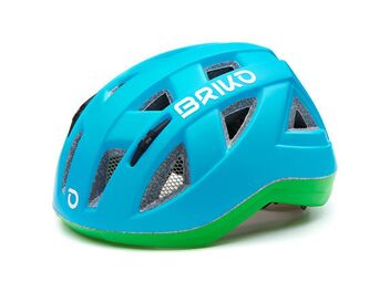 Přilba Briko PAINT 130 matt blue green fluo