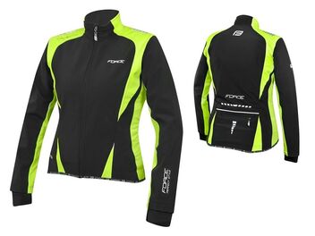 Bunda Force X71 Lady softshell černo-fluo