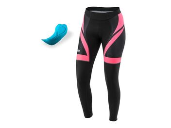 Dámské dlouhé kalhoty KALAS + sedlo TITAN X8 fluo/černé