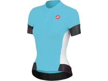 Dámský dres Castelli Fortuna FZ atoll/blue