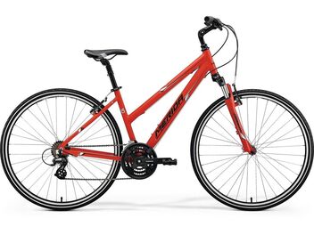 MERIDA CROSSWAY 10-V Lady Matt Red(White/Black) 2018