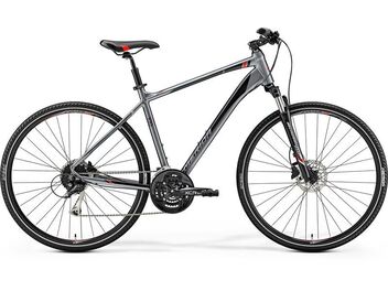 MERIDA CROSSWAY 100 Dark Silver(Red/Black) 2019