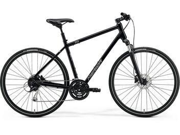Merida CROSSWAY 100 Glossy Black(Matt Silver) 2021