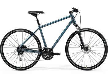 Merida CROSSWAY 100 Teal-Blue(Silver-Blue/Lime) 2021