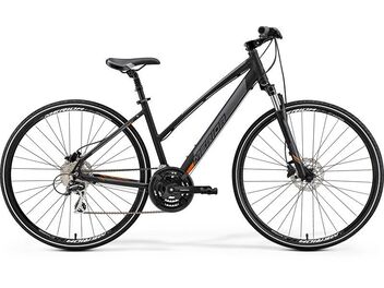 MERIDA CROSSWAY 20-D Lady Matt Black(Orange) 2019