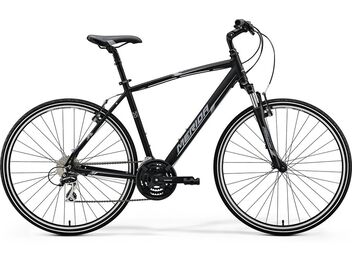 MERIDA CROSSWAY 20-V Matt Black(White/Grey) 2018
