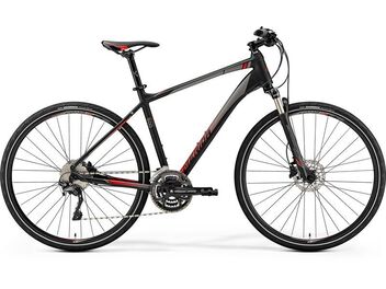 MERIDA CROSSWAY 500 Matt Black(Red) 2019