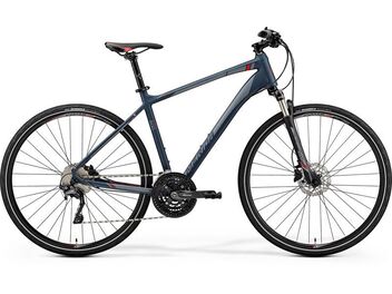 MERIDA CROSSWAY 600 Matt Dark Grey(Red/Silver Grey) 2019