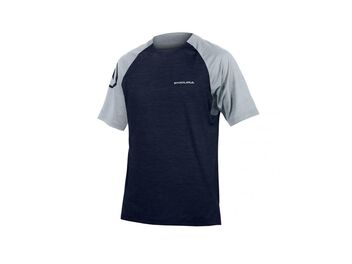 Dres Endura SingleTrack s krátkým rukávem ink blue