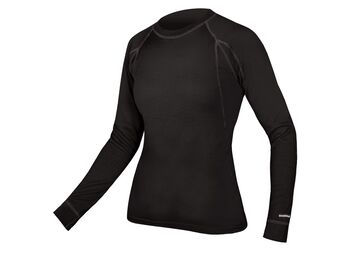 Dámské triko Endura Baabaa Merino s dlouhým rukávem black