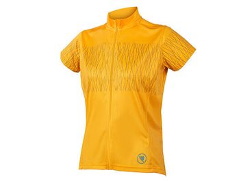 Dámský dres Endura Hummvee Ray s krátkým rukávem saffron