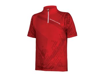 Dětský dres Endura Ray s krátkým rukávem red