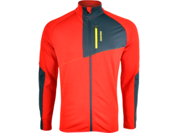 Pánská fleecová mikina Ferrato Pro MJ1146 red-charcoal