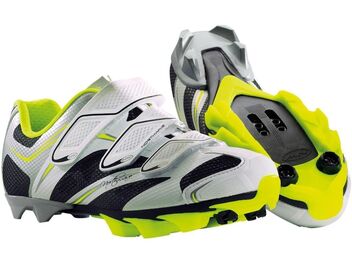 Tretry NW Katana 3S dámské MTB black/silver/yellow fluo