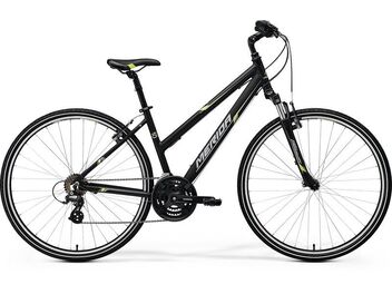 Merida CROSSWAY 10-V-LADY Matt Black(Green/Grey) 2017