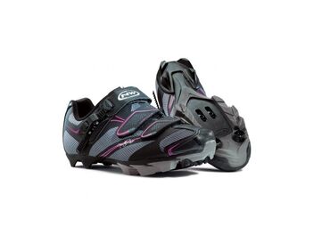Dámské tretry NW KATANA S.R.S. black/anthra/fuchsia