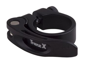 Objímka podsedlová TRANZ-X s rychloupínákem černá