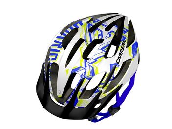 Přilba Carrera Hurricane 2014 white-blue-lime